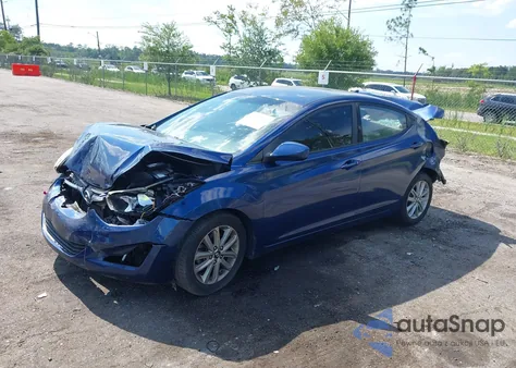 2016 Hyundai Elantra Se from USA, damaged, VIN 5NPDH4AE3GH778561